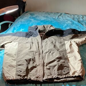 Columbia Two-Tone Tan and Gray Jacket